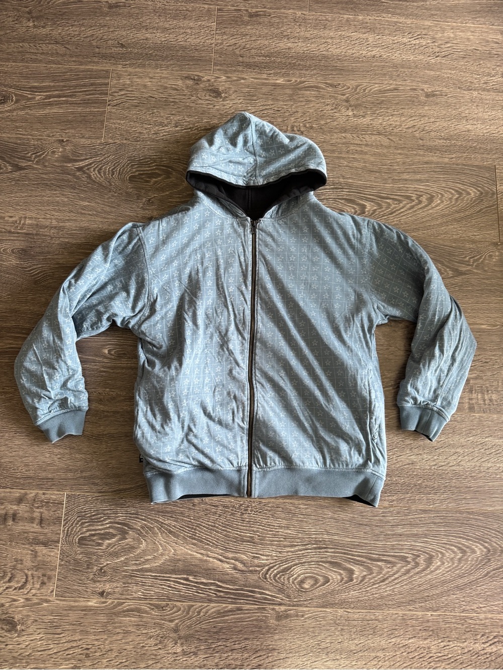Fourstar skate brand thick double layered Men's Hooded Zip Sweatshirt
